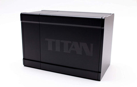 Titan Deck Box 100+ Black Red Castle Games