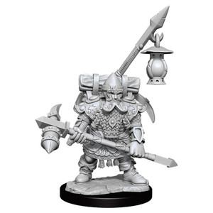 Unpainted PC Dwarf Fighter Male FMWK 75036