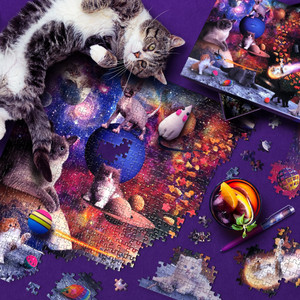 1000 Pc Norwood, Jennifer: Galaxy Cats
