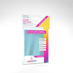 72mm x112mm 60ct Scythe/Lost Cities Prime Sleeves Magenta Gamegenic