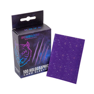 Holographic Card Sleeves 100ct Starfield Nova (light purple)