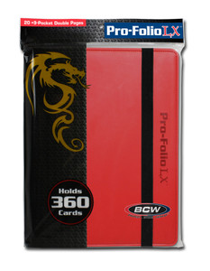 9P 360ct BCW Pro-Folio Red 9P 360ct BCW Pro-Folio Red