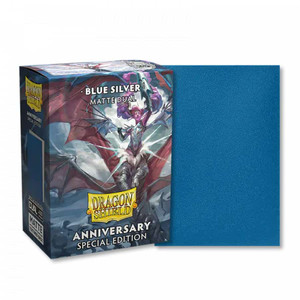 Dragon Shield Matte Dual 100ct Cobalt Silver Dragon Shield Matte Dual 100ct Cobalt Silver
