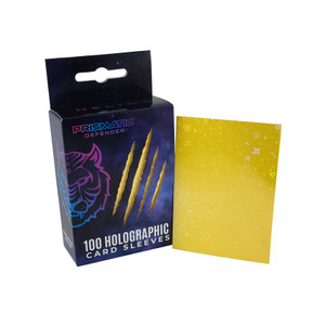 Holographic Card Sleeves 100ct Starfield Helios (yellow)