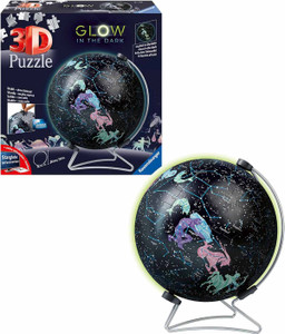 190pc Starglobe Glow in the Dark 3D Puzzle