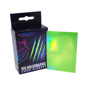 Holographic Card Sleeves 100ct Oracle Quasar (light green)