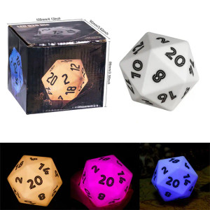 LED 86mm D20 Dice