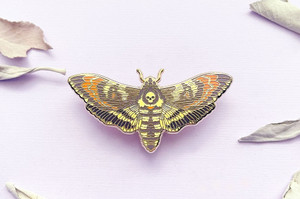 Death's Head Hawkmoth Enamel Pin Death's Head Hawkmoth Enamel Pin
