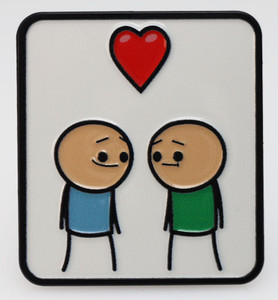 Cyanide & Happiness Heart Enamel Pin