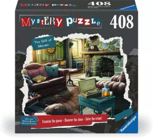 408pc The Gift of Murder Mystery Puzzle