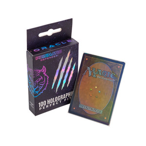 Holographic Card Sleeves 100ct Perfect Fit Oracle