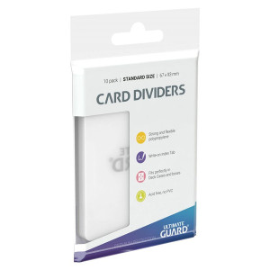 Card Dividers Standard Transparent
