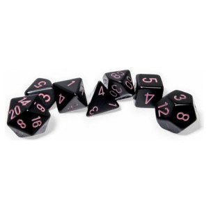 CHX Polyhedral Opaque Black w/ Pink 25448