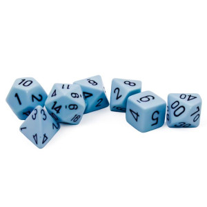 CHX Polyhedral Opaque Pastel Blue w/ Black 25466
