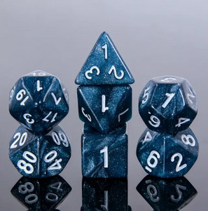Starry Night Poly 7ct RPG Dice Set