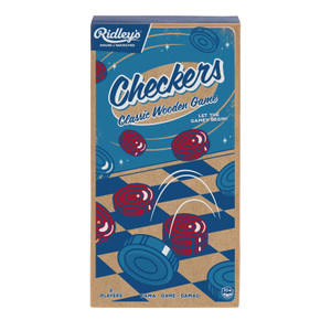 Checkers Classic Wooden Game