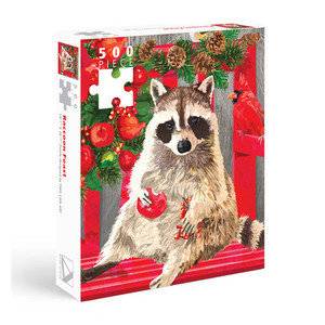 500pc Red Handed Raccoon Puzzle