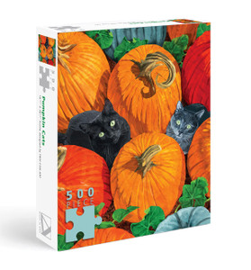 500pc Pumpkin Kitties Puzzle