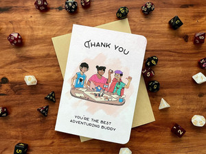 Thank You Adventuring Buddy Card