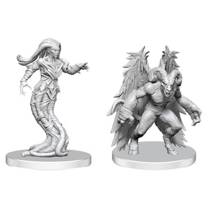 Unpainted NPC Gylou (Handmaiden Devil) & Ferrugon (Rust Devil) DC 90837