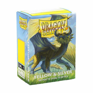 Dragon Shield Matte Dual 100ct Yellow & Silver