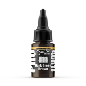 Pro Acryl Paint Dark Green Brown Signature Flameon