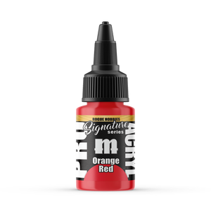 Pro Acryl Paint Orange Red Signature Rogue Hobbies