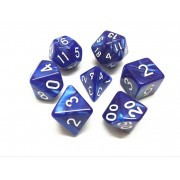 Blue Pearl Dice Poly 7ct