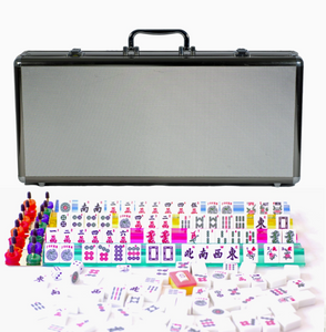 Deluxe American Mahjong Set in a Silver Aluminum Case