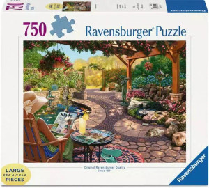 750 pc Cozy Backyard Bliss Large Format Puzzle