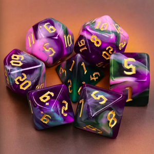 Night Elves Dice Poly 7ct