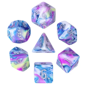 Violets in Bloom Dice Poly 7ct
