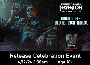 *Pre-Registration* D&D Celebrations Ravenloft: The Horrors Within 6/12/26 6:30 PM