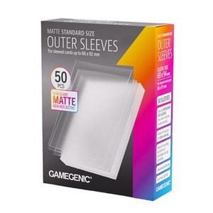 69mm x 94mm 100ct Matte Outer Standard Sleeves