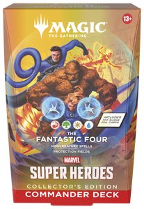 Collectors Ed Fantastic Four Marvel Super Heroes Commander Deck