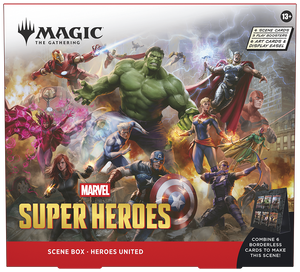 Heroes United Marvel Super Heroes Scene Box