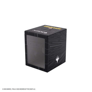 Bastion MTG MSH Comic Burst Black 100+ Deck Box