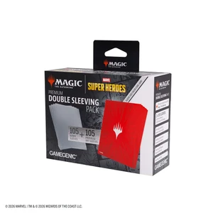 105ct Sleeves MTG MSH Comic Burst Red Dbl Sleeve Pack