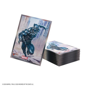 105ct Sleeves MTG MSH Black Panther
