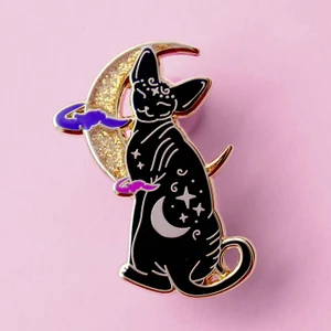 Sphynx Cat Enamel Pin