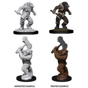 Unpainted NPC Wereboar & Werebear NM 73715