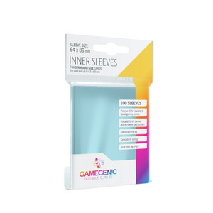 64mm x 89mm 100ct Inner Sleeves Gamegenic