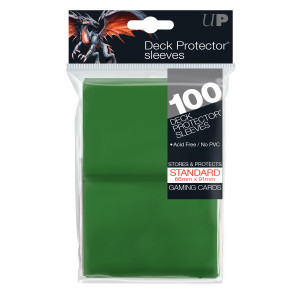 100ct Pro-Gloss Green Standard Deck Protectors