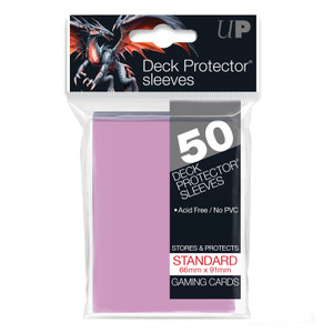 50ct Pro-Gloss Pink Standard Deck Protectors