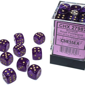 CHX D6 12mm 36 Borealis Royal Purple w/ Gold 27987