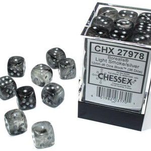 CHX D6 12mm 36 Borealis Light Smoke w/ Silver 27978