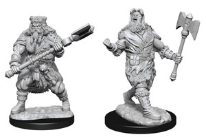 Unpainted PC Human Barbarian Male NM 90224