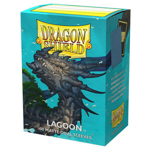 Dragon Shield Matte Dual 100ct Lagoon
