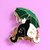 Umbrella Cats Enamel Pin