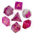 Pink Agate Gemstone Dice